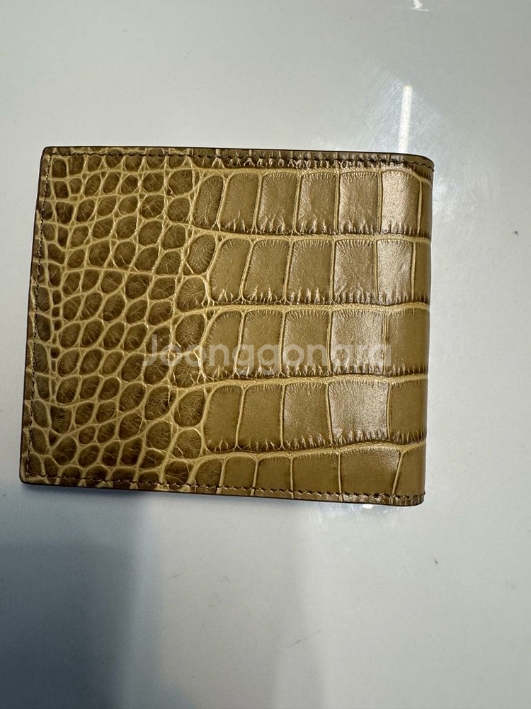 톰포드 소가죽반지갑 악어패턴 새제품 풀셋--2