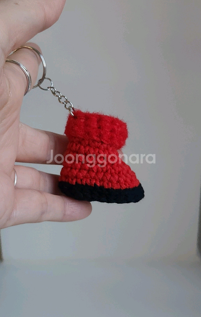 핸드메이드 어그부츠 키링--1