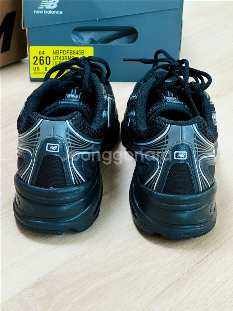 뉴발란스 740v2 블랙실버메탈릭 260mm 판매--2