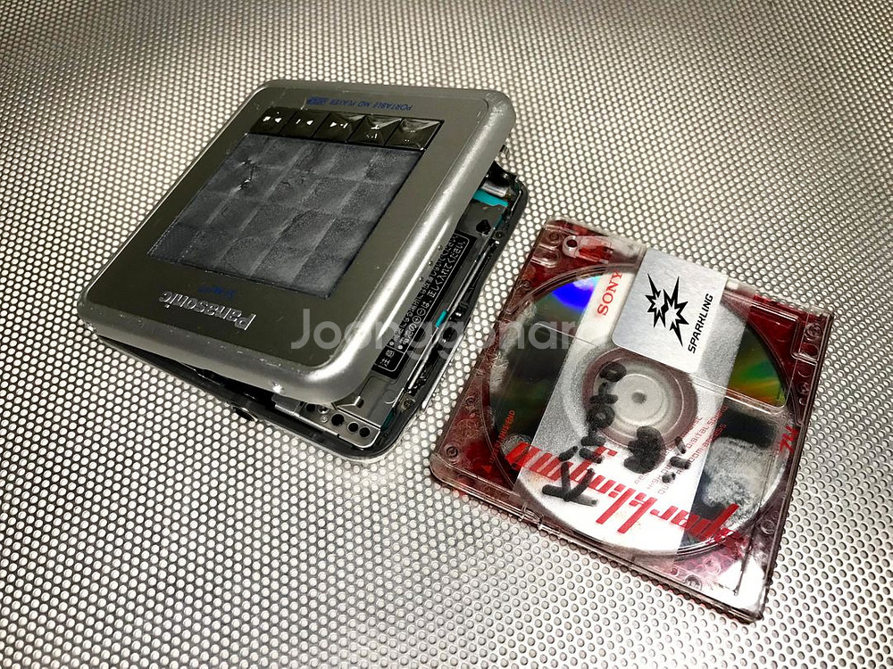 파나소닉 / MD플레이어 / SJ-MJ17 (고장품)--3