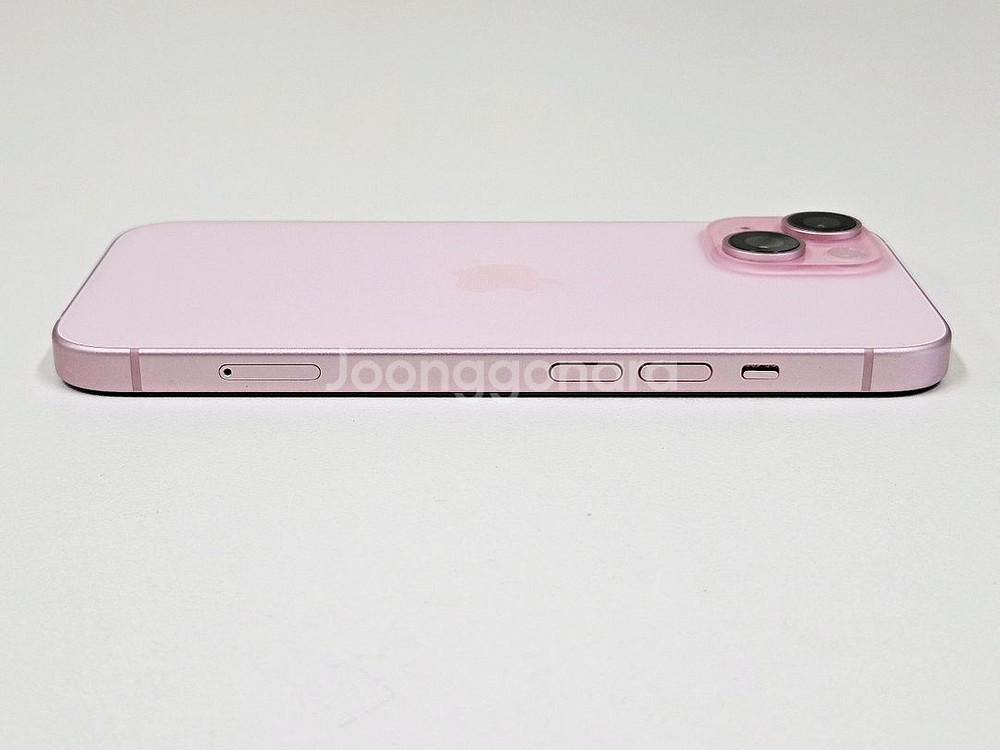 아이폰15 128기가 핑크 배터리 90% S급 자급제--4