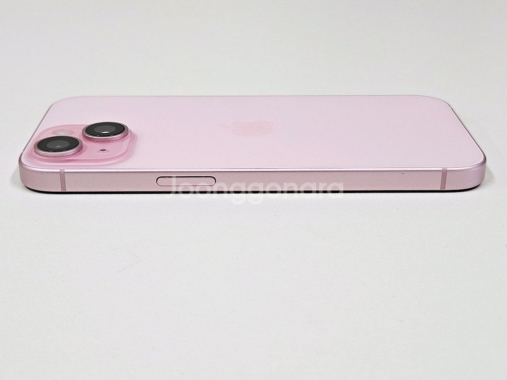 아이폰15 128기가 핑크 배터리 90% S급 자급제--5