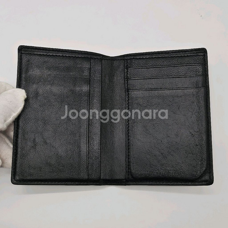 정품 발렌시아가 캐쉬 버티컬 반지갑--7