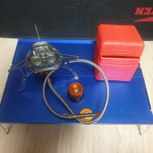 새상품 무료배송 캠핑 강염버너 부탄어뎁터 포함