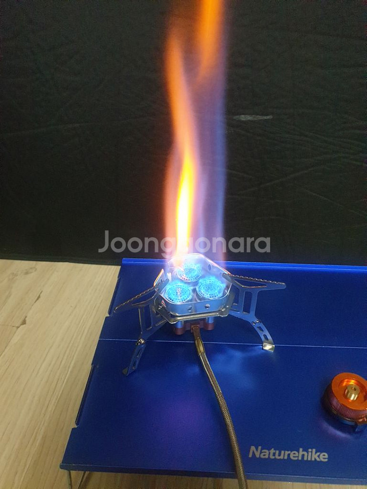 새상품 무료배송 캠핑 강염버너 부탄어뎁터 포함--3
