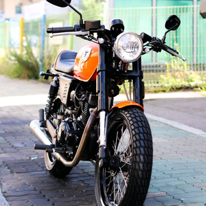 블랙카페125 한웨이 2017 오토바이 판매합니다