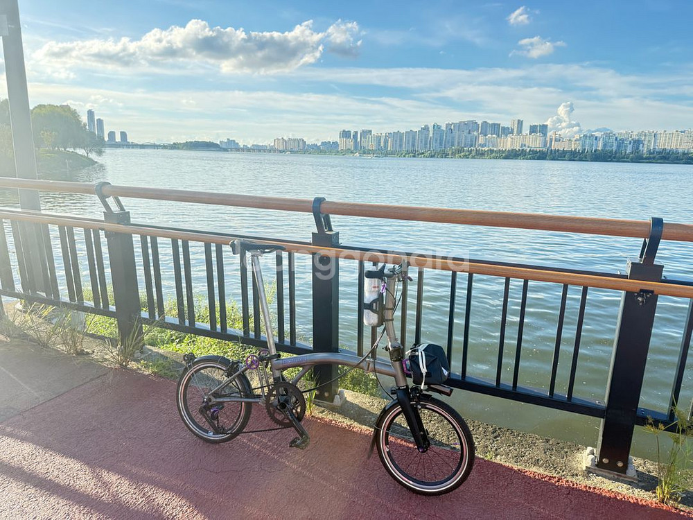 브롬톤 T라인 5단 튜닝 국내 정발. 튜닝 다수--2