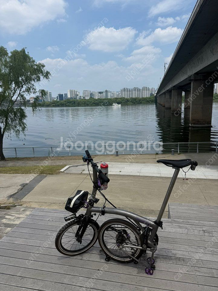 브롬톤 T라인 5단 튜닝 국내 정발. 튜닝 다수--1