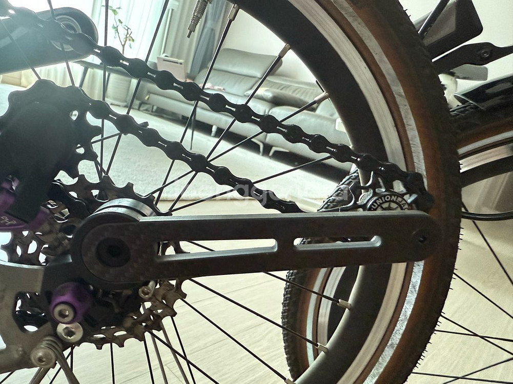 브롬톤 T라인 5단 튜닝 국내 정발. 튜닝 다수--6