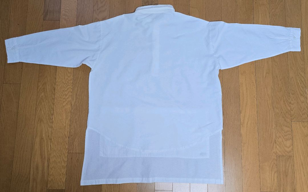 드레스몬스터 언발란스 화이트 빅포켓셔츠8/빅포켓면티8 이미지