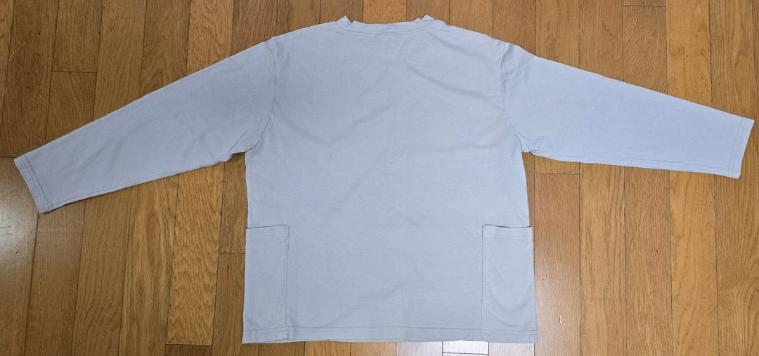 드레스몬스터 언발란스 화이트 빅포켓셔츠8/빅포켓면티8 이미지