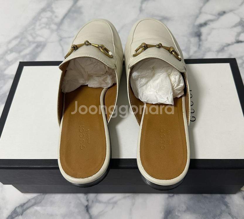 [37] 구찌 홀스빗 레더 여성 블로퍼 로퍼--4