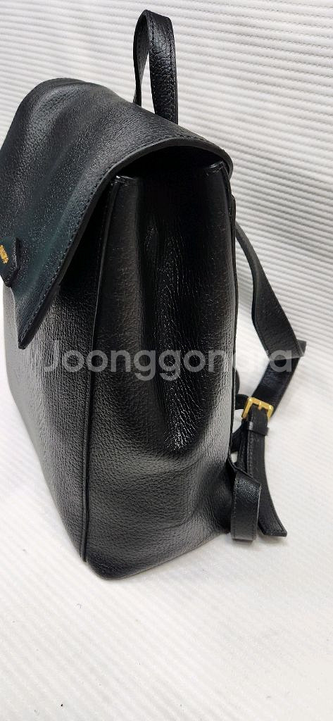 헤지스 그레인 소가죽 백팩--1