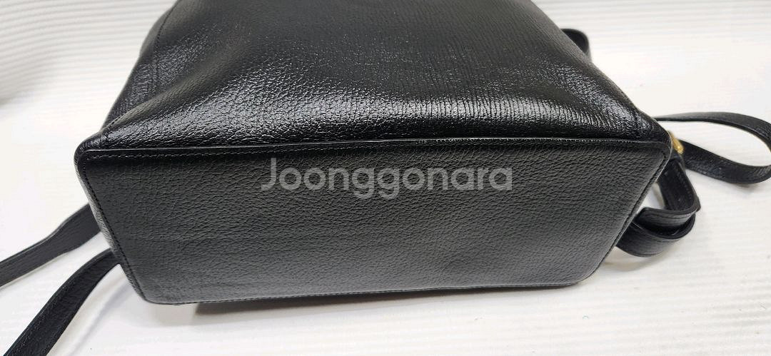 헤지스 그레인 소가죽 백팩--4