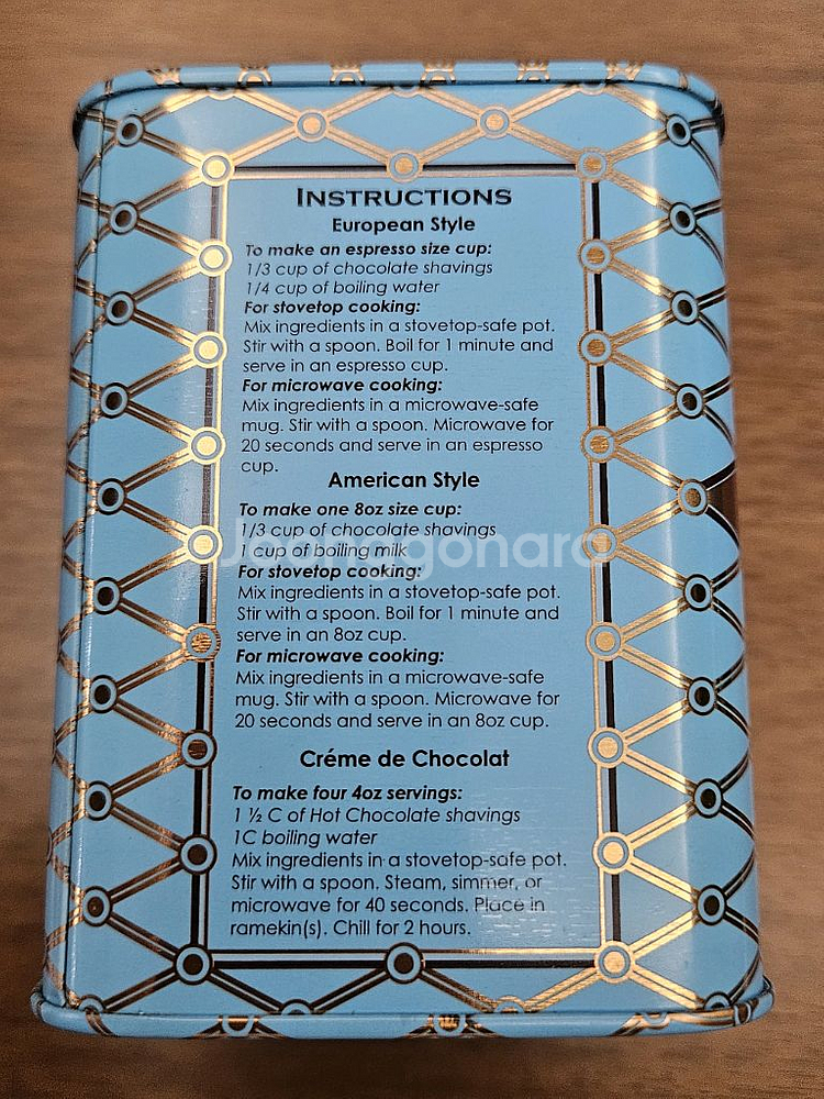 마리벨 핫 초콜릿 틴캔--6