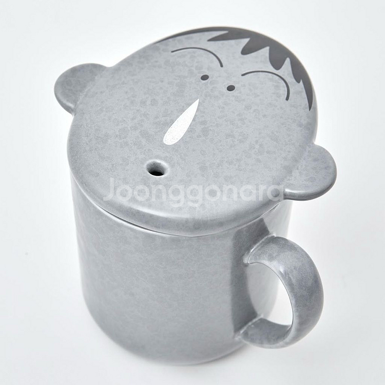 댄꼼마 팝업 맹구컵 맹구 머그컵 + 짱구 자개 쇼핑백--0