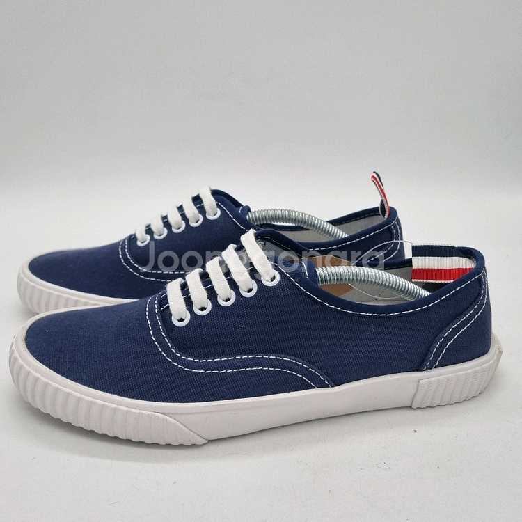 톰브라운 코튼 캔버스 헤리티지 스니커즈 남성 250m--3