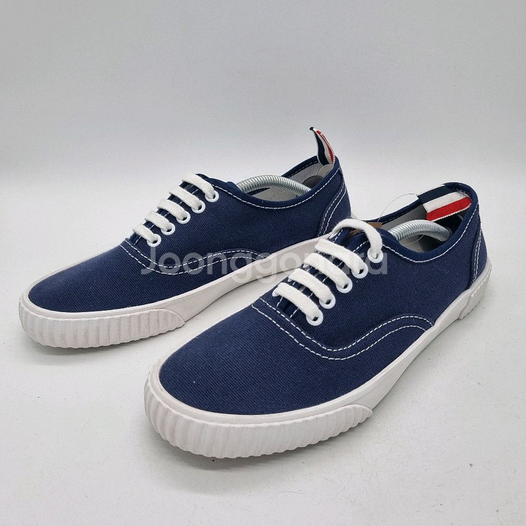 톰브라운 코튼 캔버스 헤리티지 스니커즈 남성 250m--1