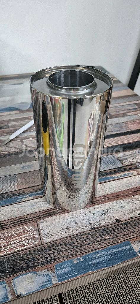 배기튜닝 레조네이터 소음기 새제품--0