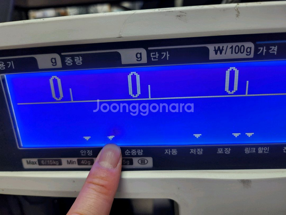 카스 CL5200-15P 농수산물 반찬 라벨 저울--5