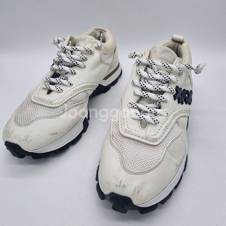 에르메네질도 제냐 XXX 꾸튀르 스니커즈 화이트 285--0