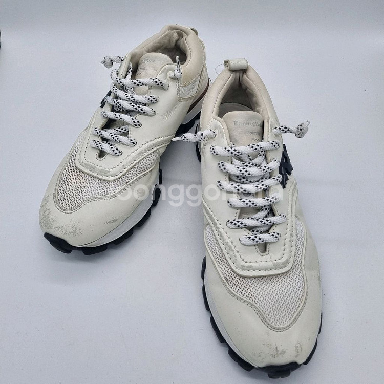 에르메네질도 제냐 XXX 꾸튀르 스니커즈 화이트 285--5