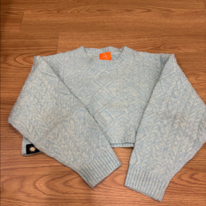 아이러브 제이 3xl 케이블 크롭 니트