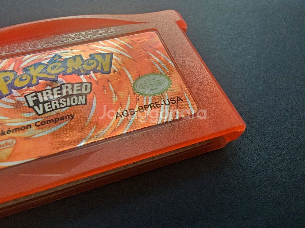 닌텐도 GBA 게임보이 포켓몬스터 파이어레드 북미판--1