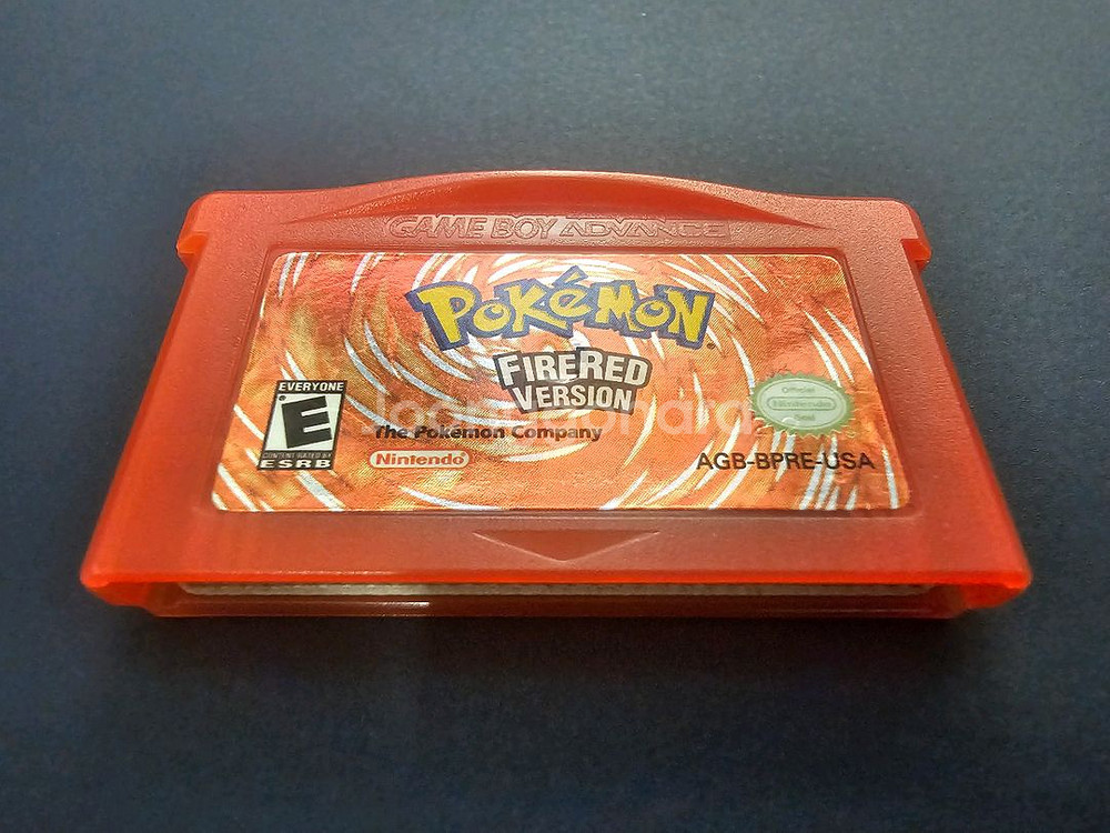 닌텐도 GBA 게임보이 포켓몬스터 파이어레드 북미판--0