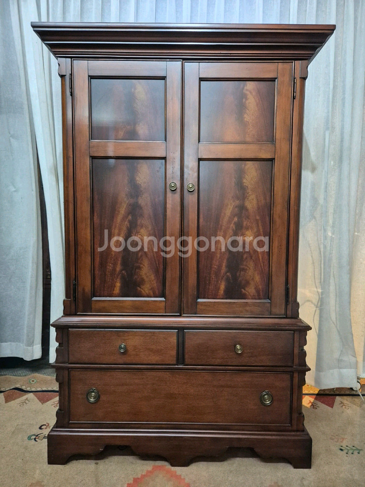 엔틱 원목 Lane 3D TV Cabinet/입본장--0