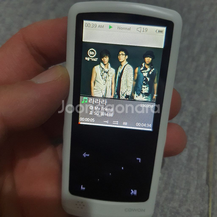 코원 i9 4기가 mp3 엠피쓰리--7