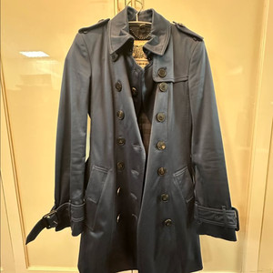 버버리 런던 네이비 트렌치코트 UK4(44-마른55)