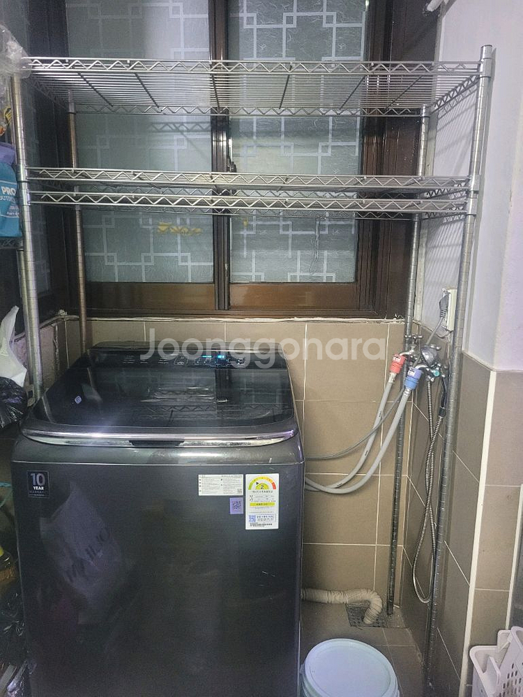 철제 3단선반 팝니다--0