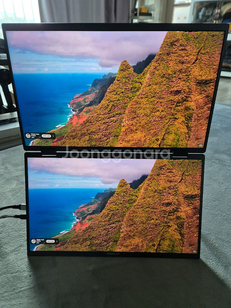 제우스랩 Z15W 15.6인치 접이식 듀얼 휴대용 모니--3