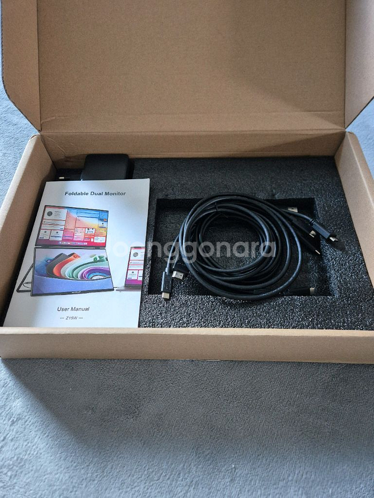 제우스랩 Z15W 15.6인치 접이식 듀얼 휴대용 모니--6