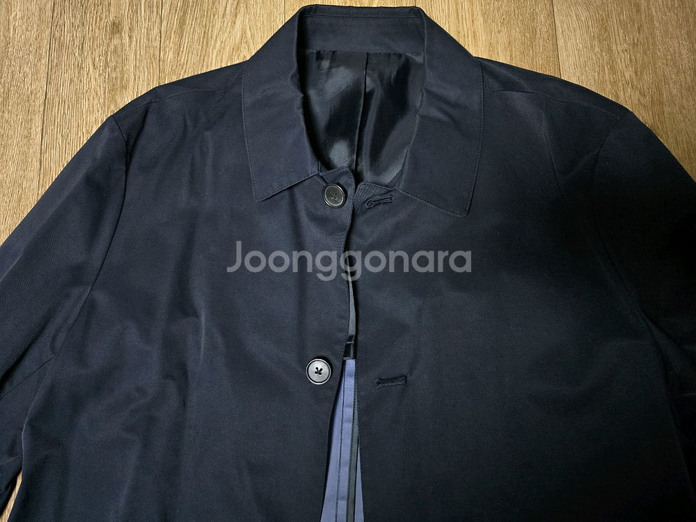 컨셉원 트렌치 코트 네이비 L 새제품 팝니다--1