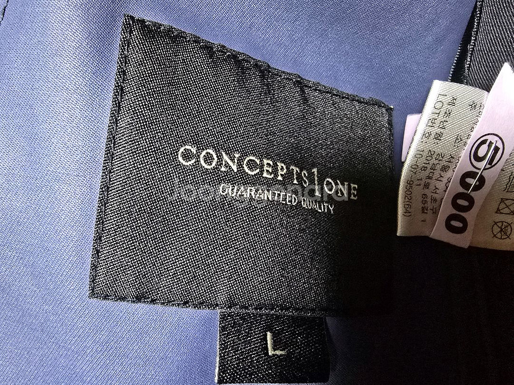 컨셉원 트렌치 코트 네이비 L 새제품 팝니다--4