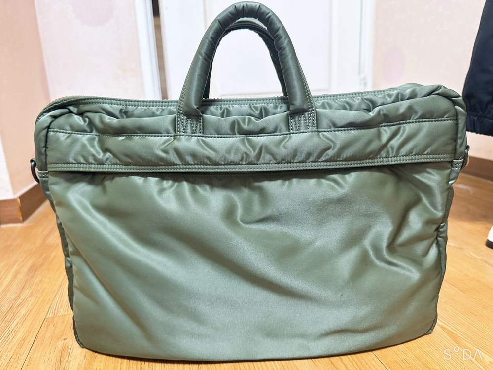 포터 올뉴탱커 2way 브리프케이스 세이지그린--1