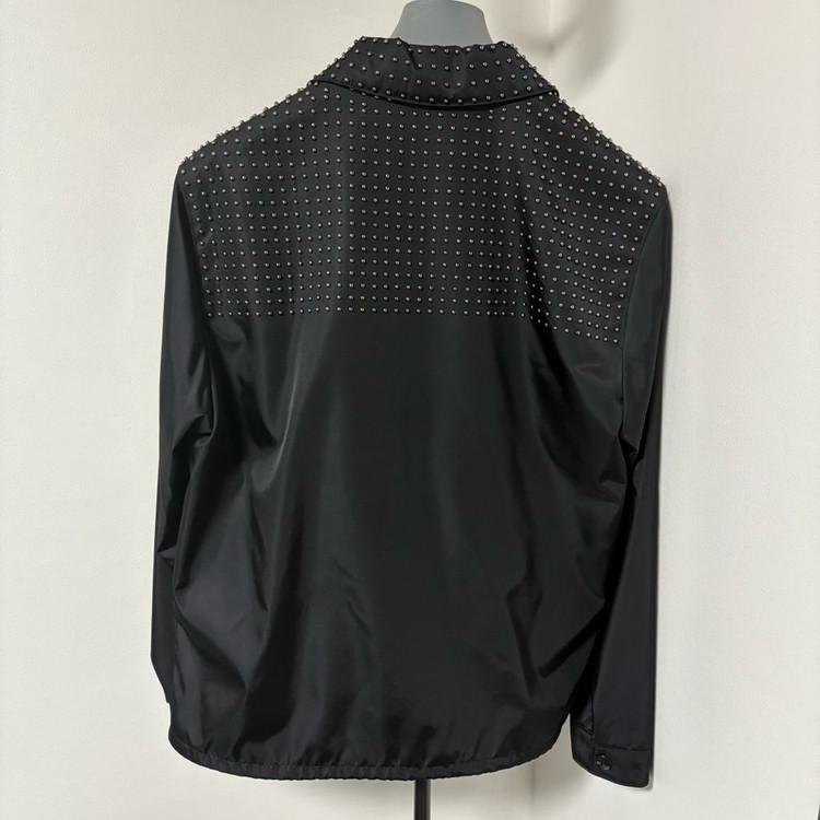 [48] 프라다 스터드 리나일론 셔츠 자켓--1