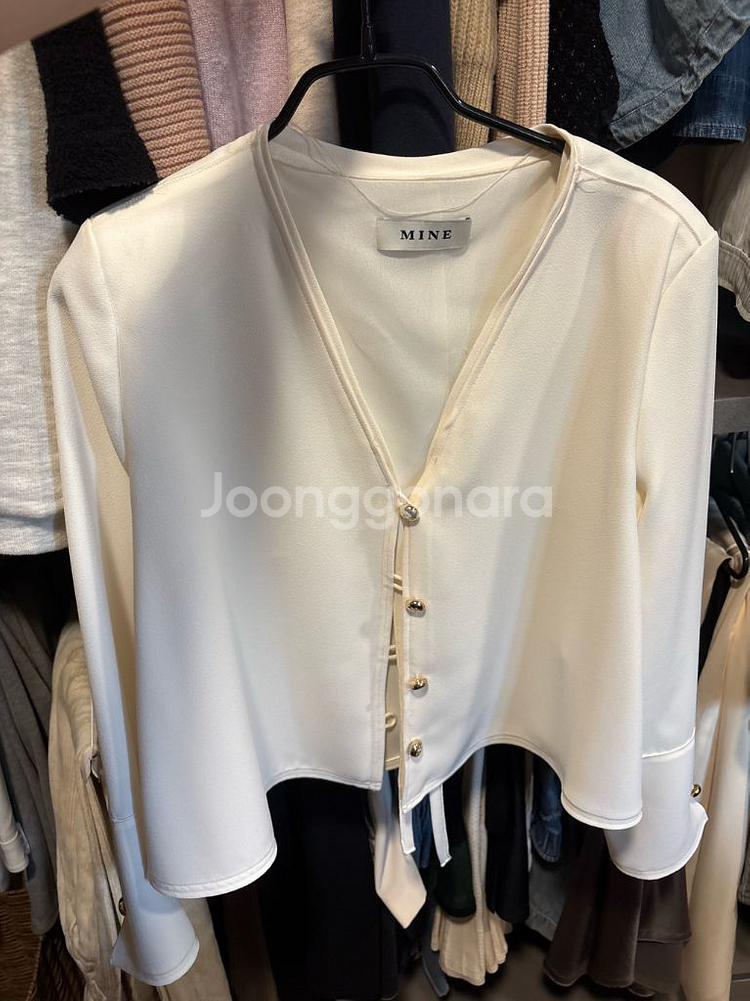 마인 블라우스 자켓 55 크림색상--0