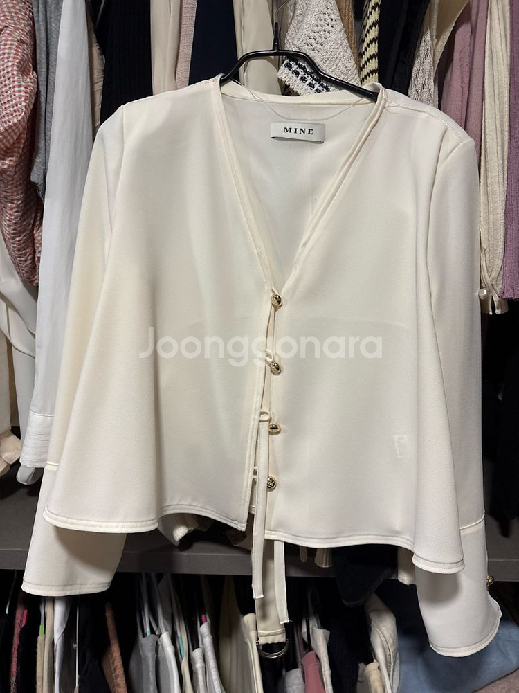 마인 블라우스 자켓 55 크림색상--2