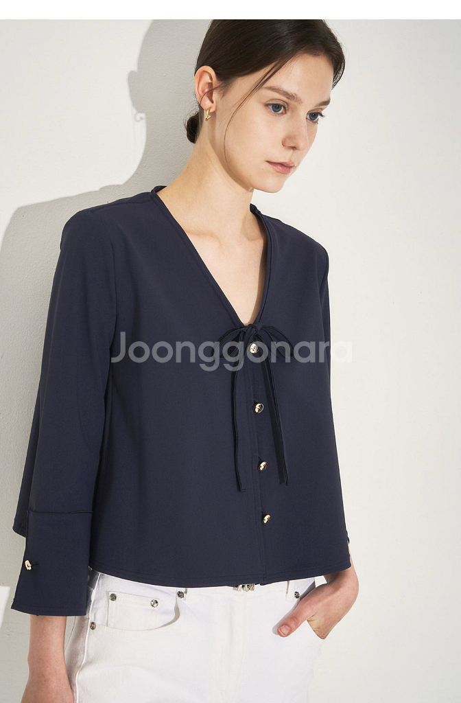 마인 블라우스 자켓 55 크림색상--5