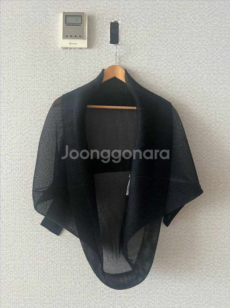 플리츠플리즈 타터미 볼레로 가디건--0