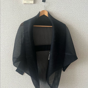 플리츠플리즈 타터미 볼레로 가디건