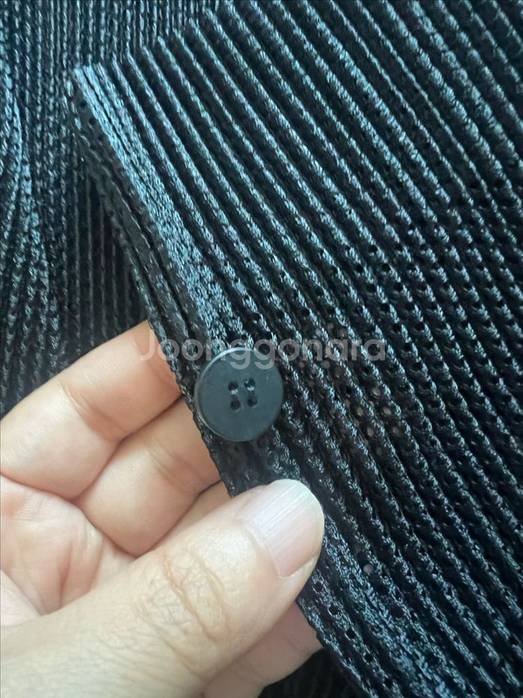 플리츠플리즈 타터미 볼레로 가디건--4