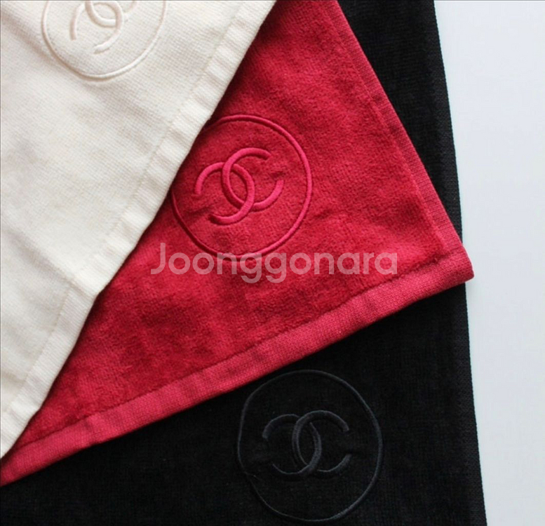 샤넬 블랙기프트 라꼴레시옹 수건세트--1