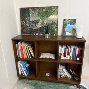 오테카 원목 낮은 책장 1200