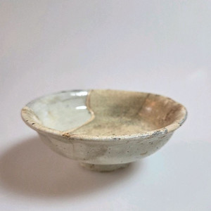 골동품 조선시대 초기 분청사기 보성 덤벙 요비츠키잔