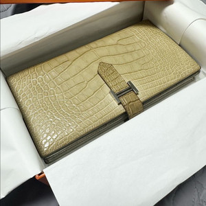 에르메스 베안 베통 크로커다일 은장