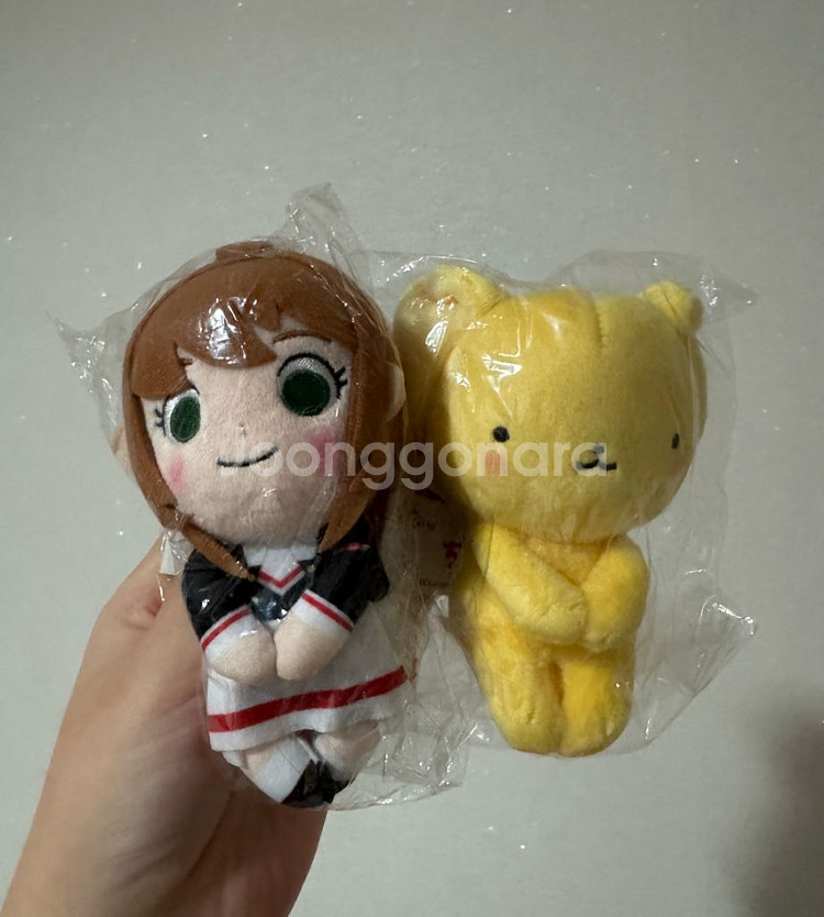 카드캡터체리 사쿠라 케로 인형 스트랩 제일복권 일괄--0